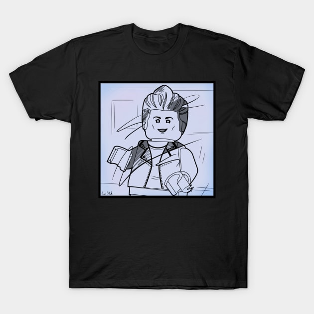 LEGO a-ha Take On Me (Video Quality Edition) T-Shirt by schultzstudio